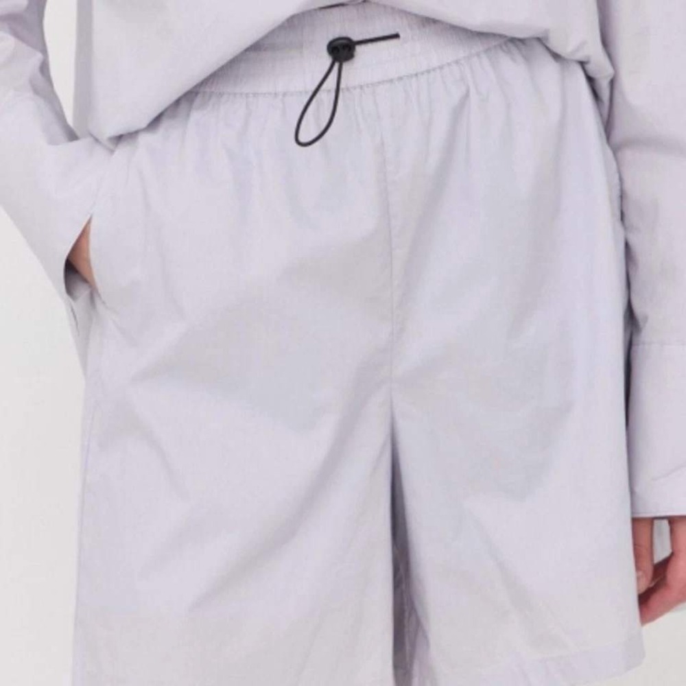 Birgitte Herskind Shorts Womens Sz‎ 42 US 10 Elastic Waist Drawstring Light Blue